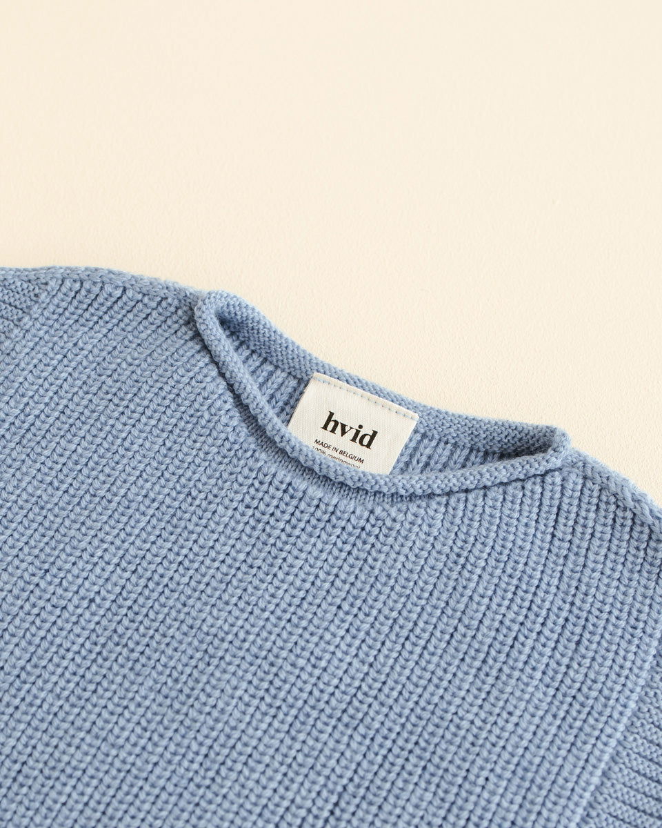 Hvid Vest Harvey Light Blue - La Gentile Store