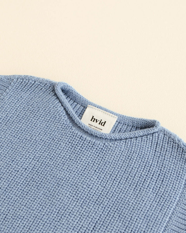 Hvid Vest Harvey Light Blue - La Gentile Store