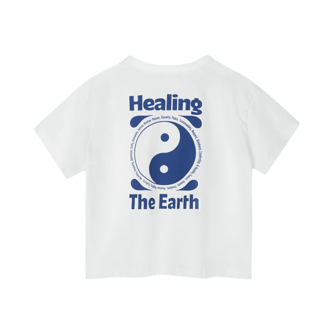 Ziggy Zaza Keep Earth Around Tee Deep Blue