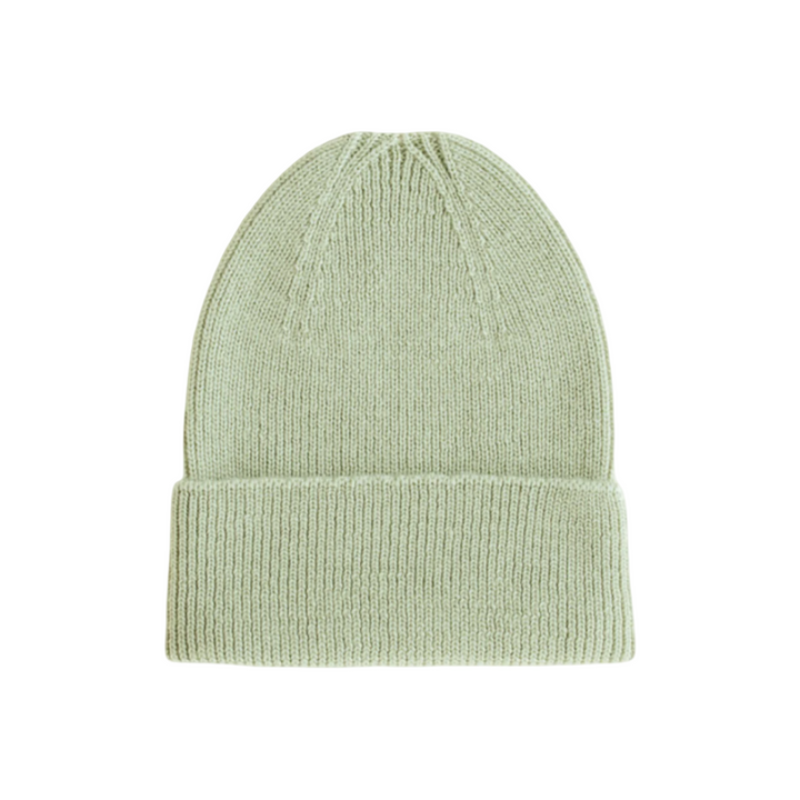 Hvid Fonzie Newborn Beanie Mint