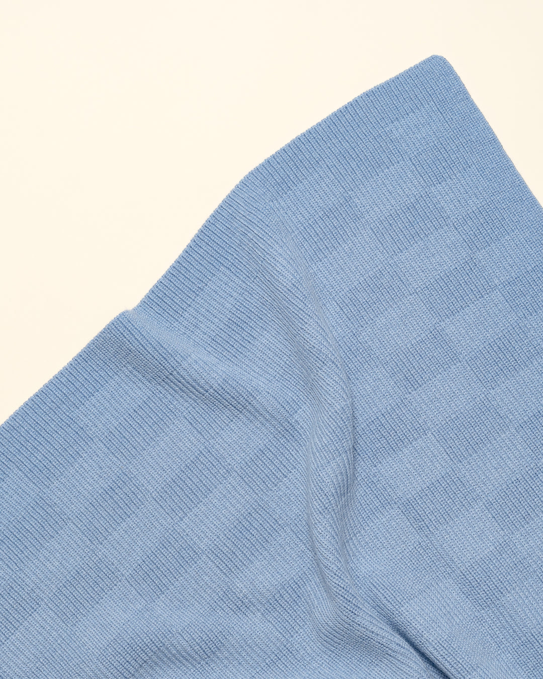 Hvid Blanket Ivy Light Blue