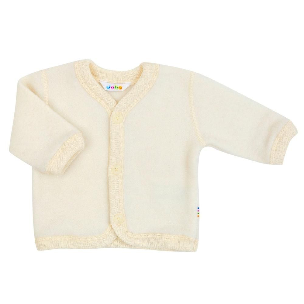 Joha Cardigan Wool Fleece Natural - La Gentile Store