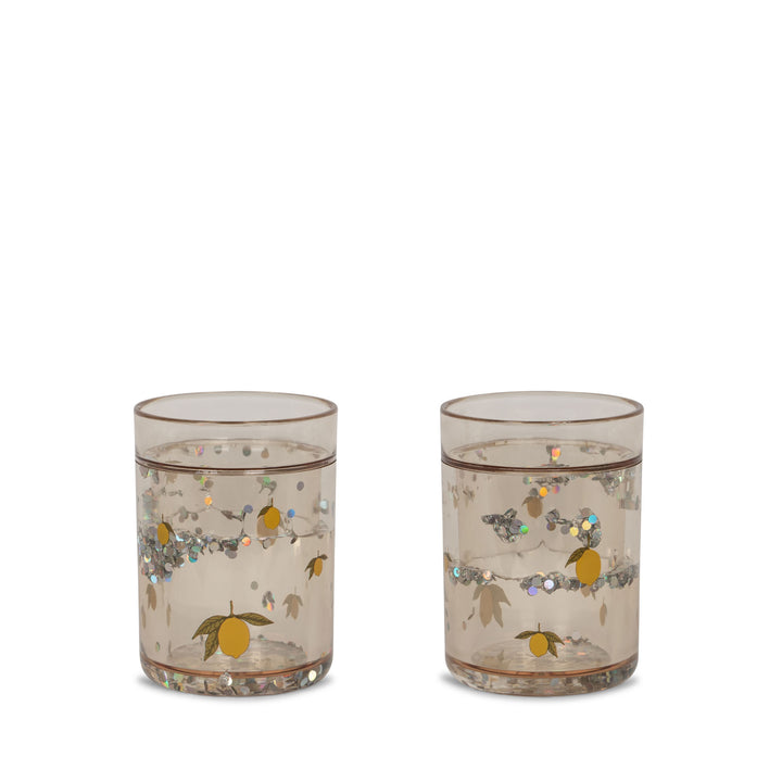 Konges Sløjd Glitter Cups Lemon 2 Pack