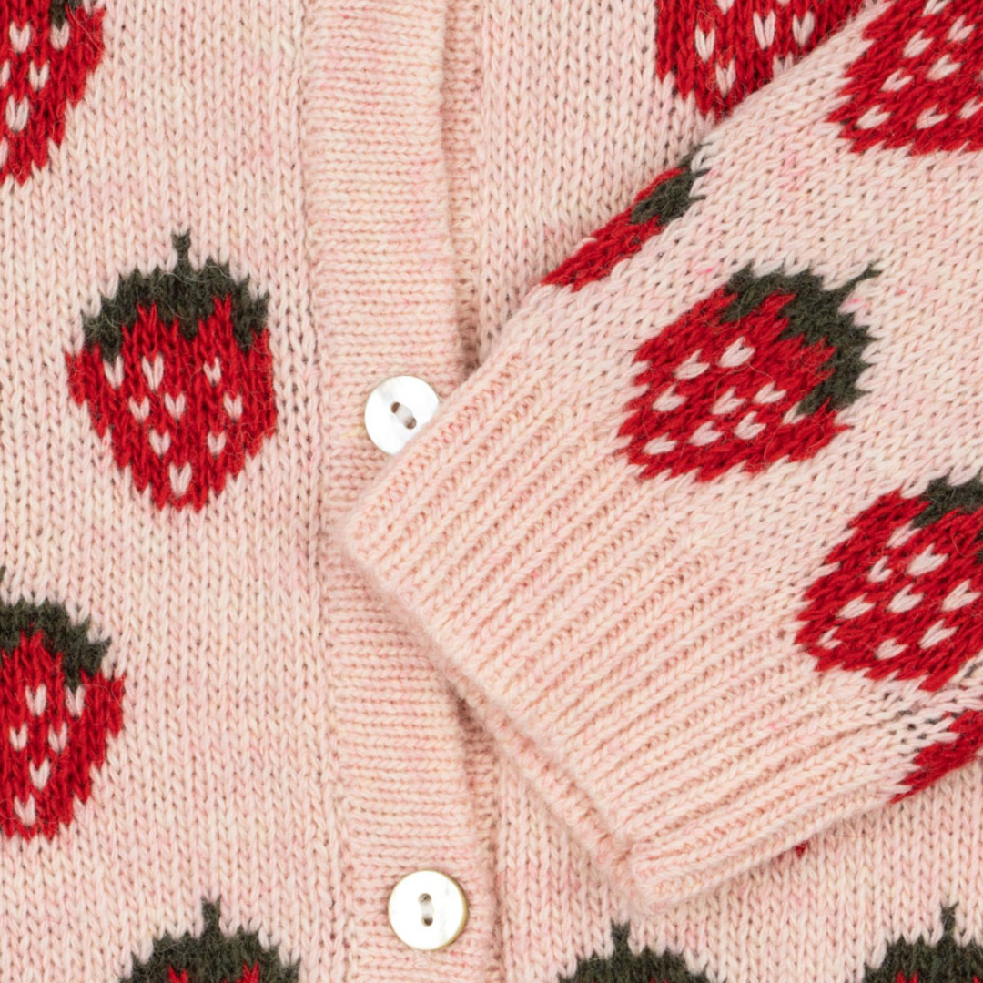 Belou Strawberry Cardigan