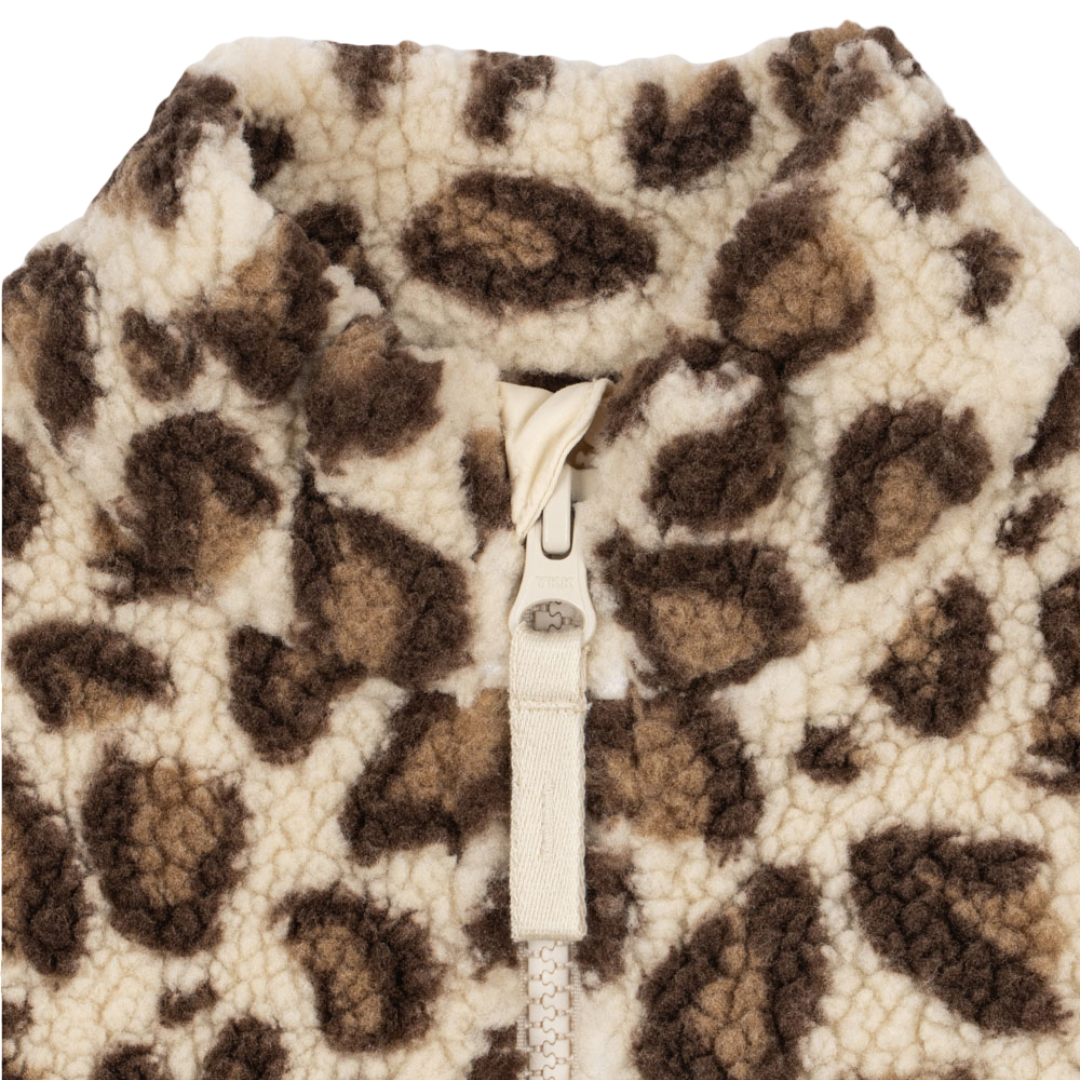 Konges Sløjd Jody Leopard Teddy Jacket