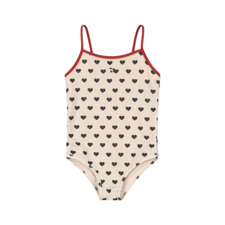 Konges Sløjd Manon Glitter Hearts Swimsuit