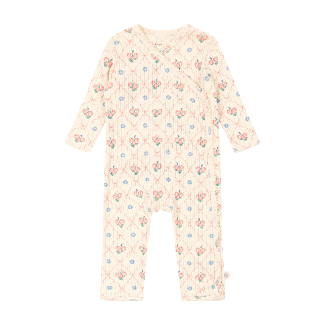 Konges Sløjd Minnie Newborn Onesie Fleur Decor