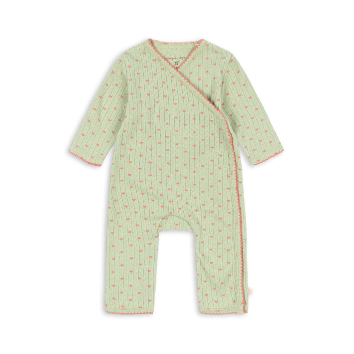 Konges Sløjd Minnie Newborn Onesie Coeur Mint
