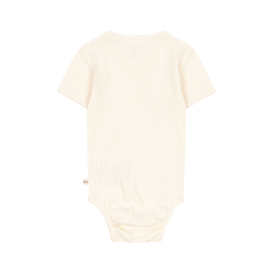 Konges Sløjd Minnie Pointelle SL Body Antique White