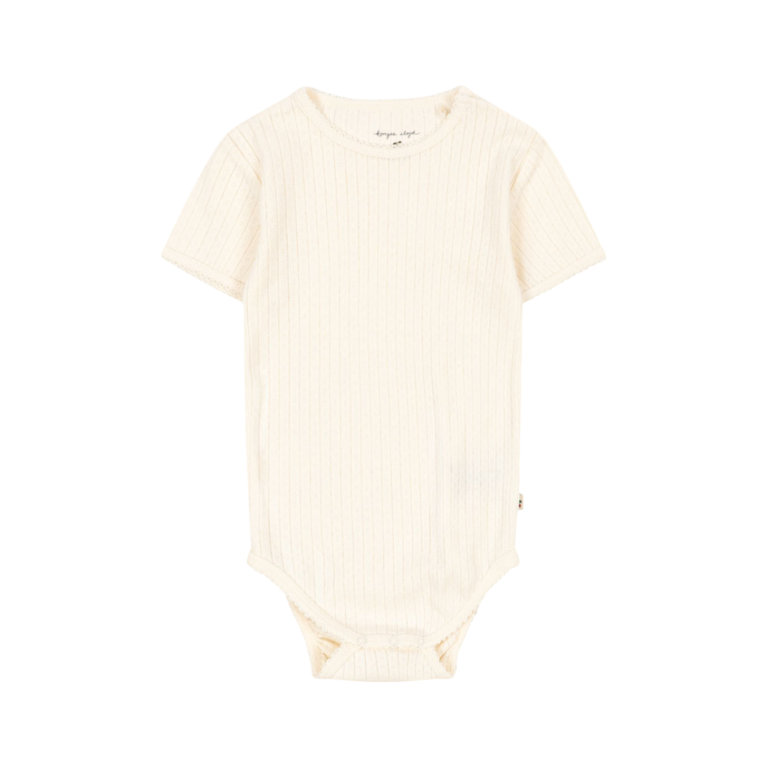 Konges Sløjd Minnie Pointelle SL Body Antique White