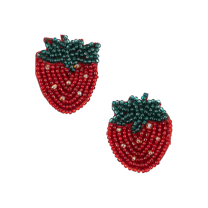 Konges Sløjd Strawberry Beaded Hairclips - 2 Pack