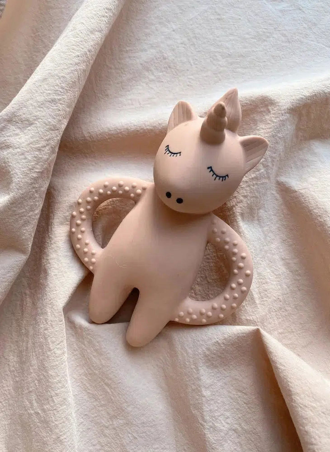 Konges Sløjd Unicorn Teether Rose - La Gentile Store