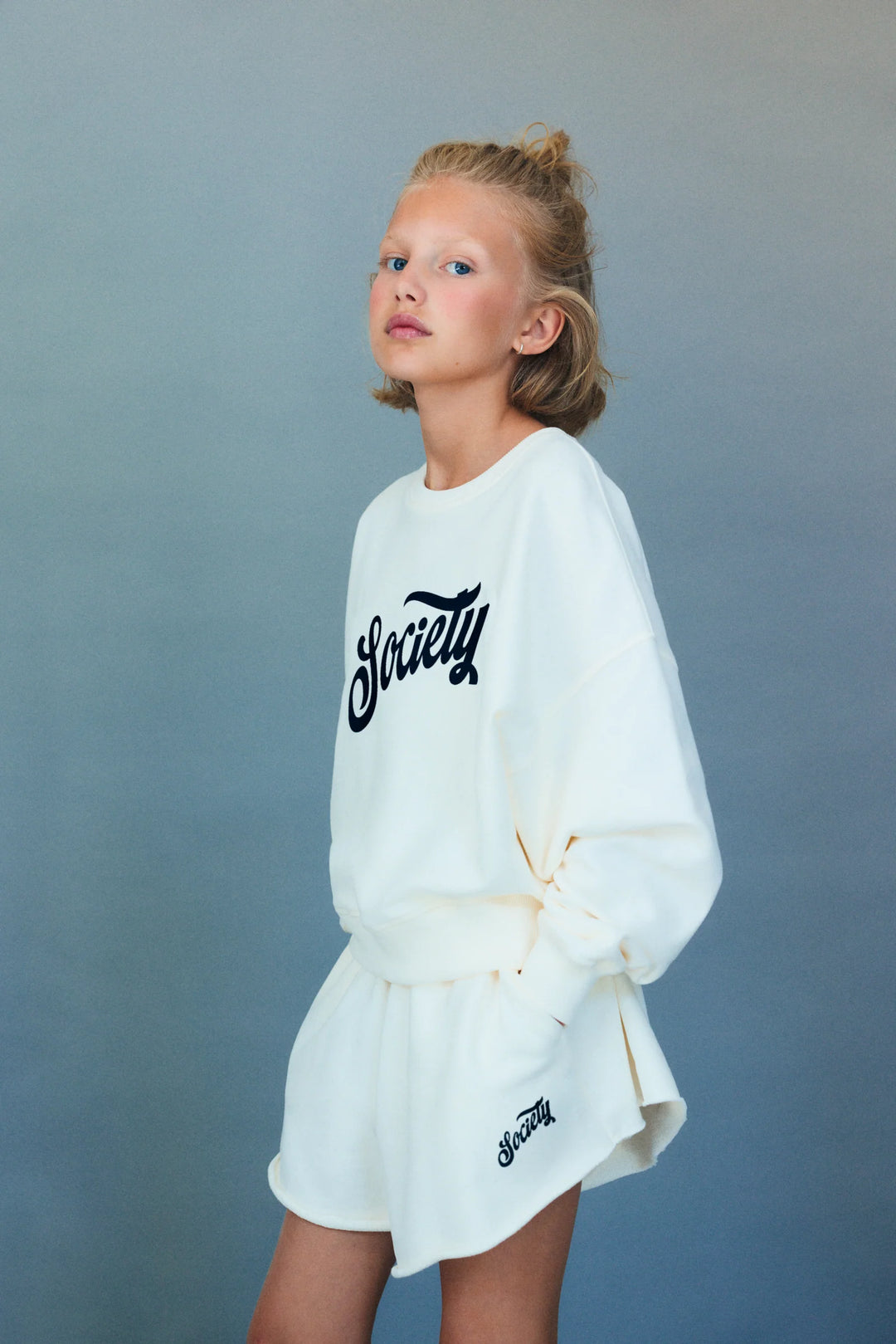 The New Society Mazus Teen Short Ecru