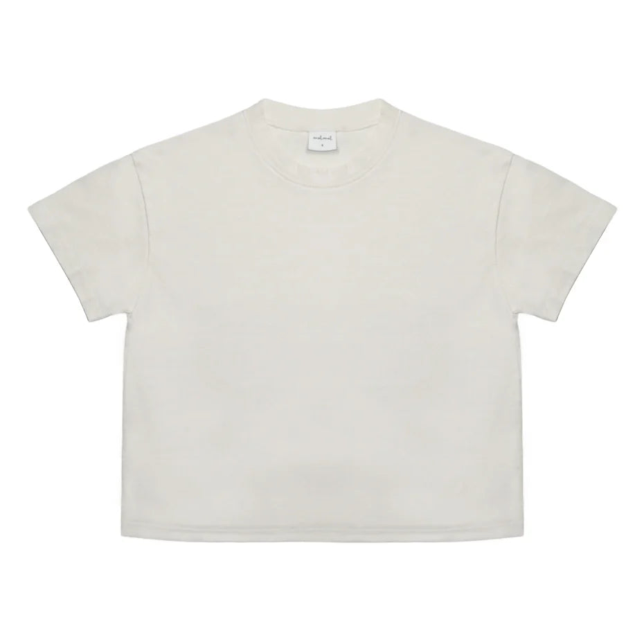Loose Fit Baby Tee Cream