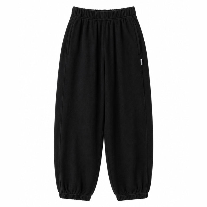 Le Bon Shoppe Pointelle Balloon Pants Black