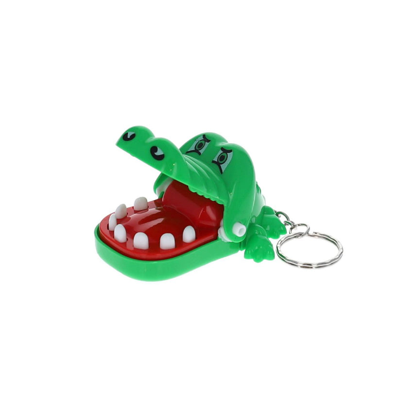 Biting Crocodile Keychain