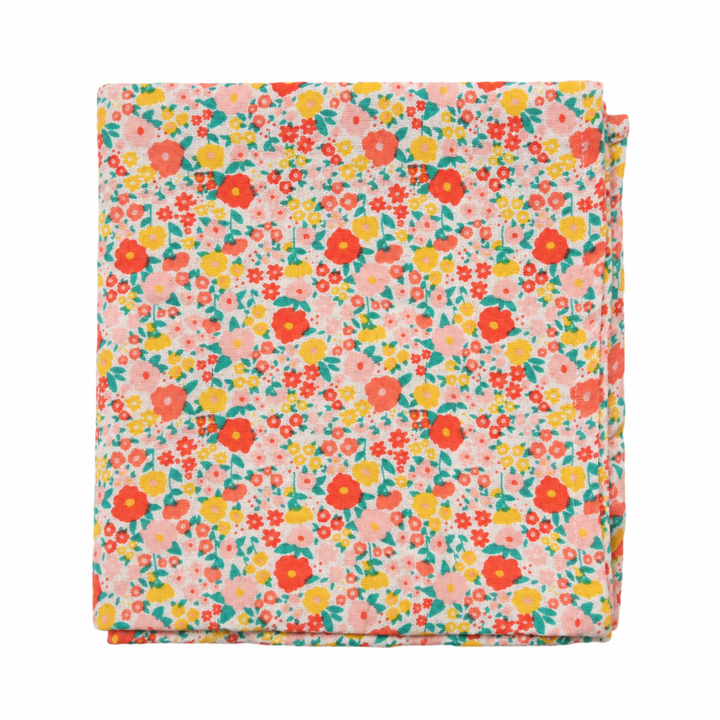 Flowers Muslin Swaddle - Large