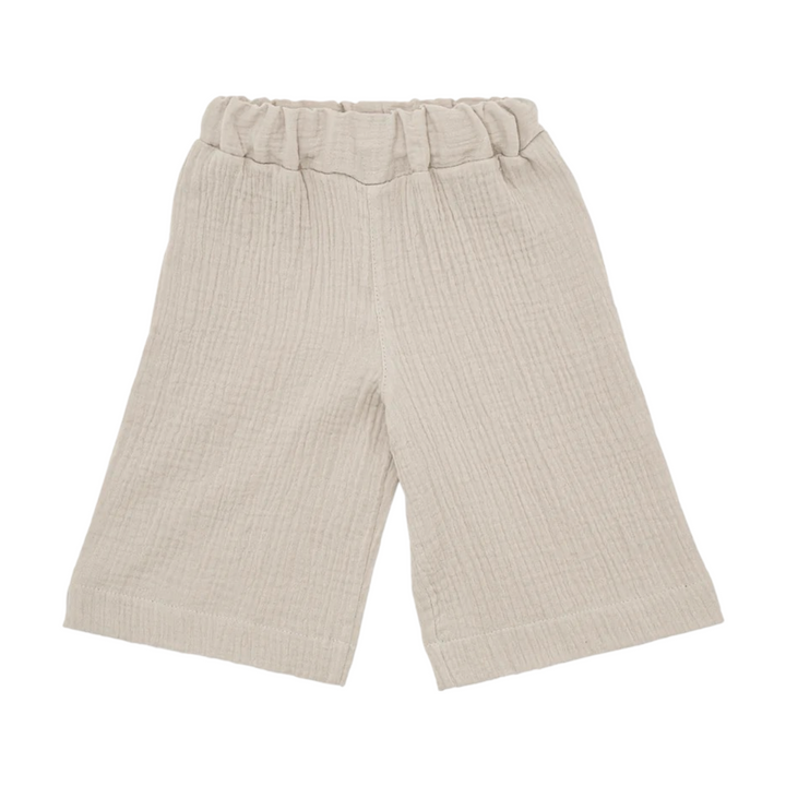 Lillé Muslin Culotte Pants Beige - La Gentile Store