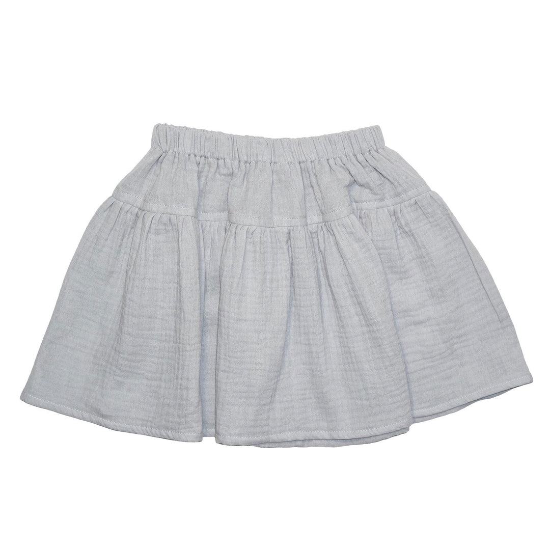 Lillé Muslin Mini Skirt Clear Grey - La Gentile Store