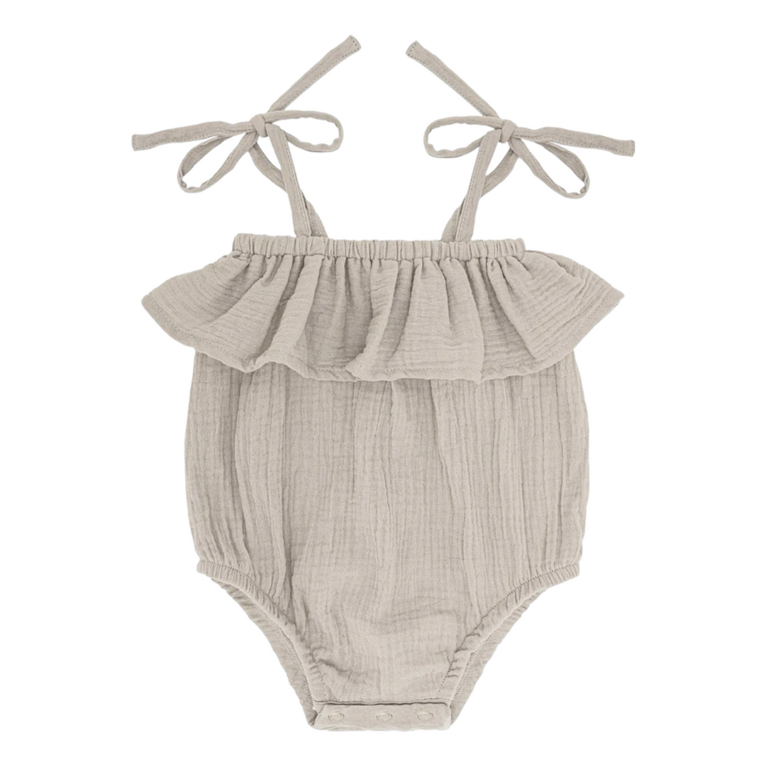 Lillé Muslin Romper Gaja Beige - La Gentile Store