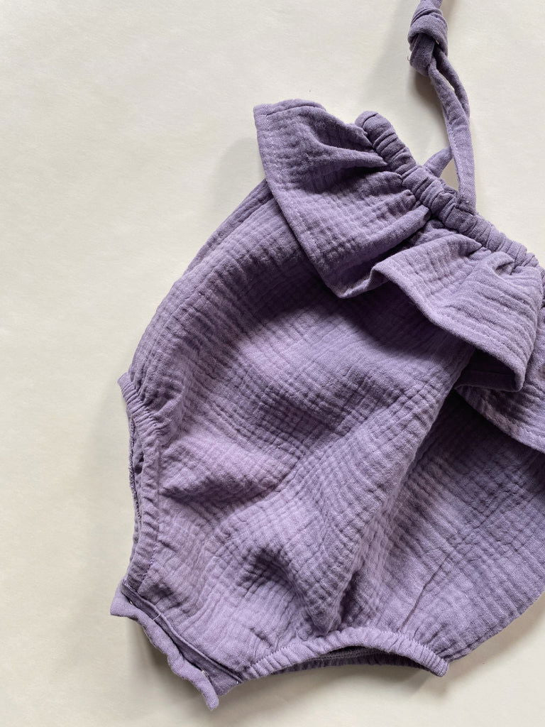 Lillé Muslin Romper Gaja Lavender - La Gentile Store