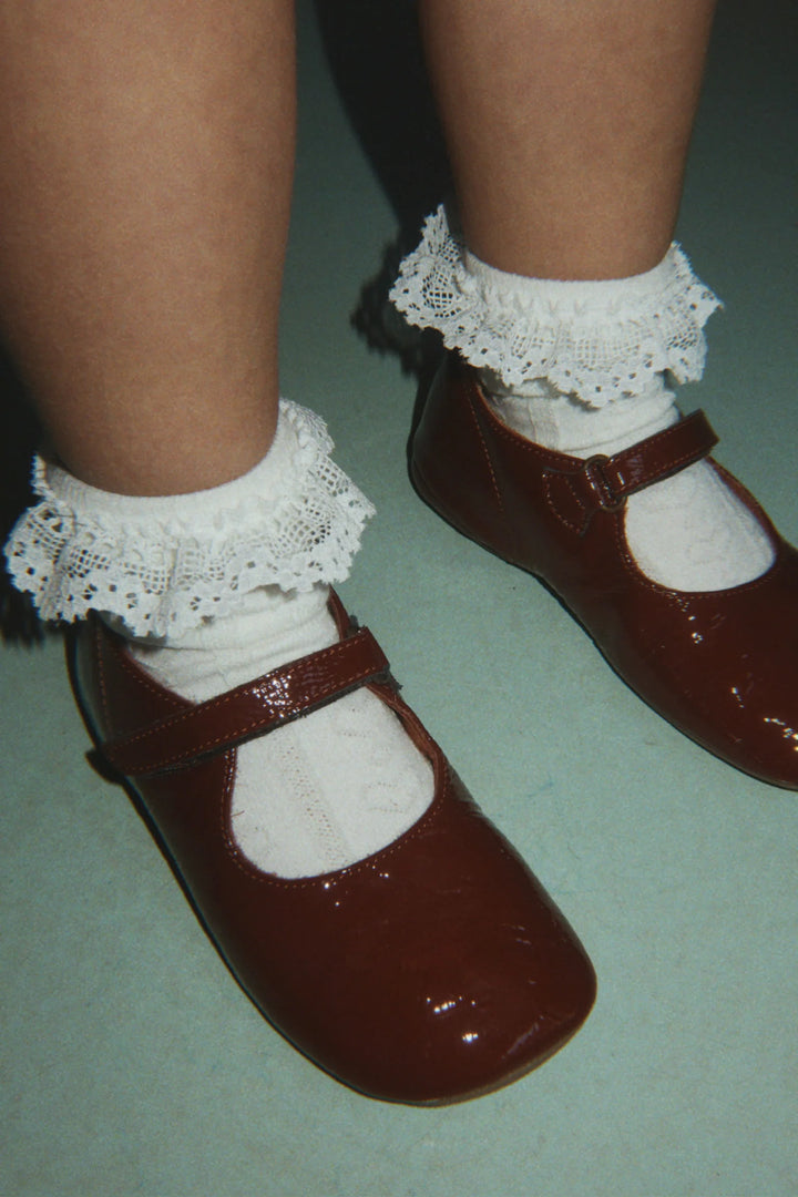 Konges Sløjd Pointelle Frill Socks 2 Pack