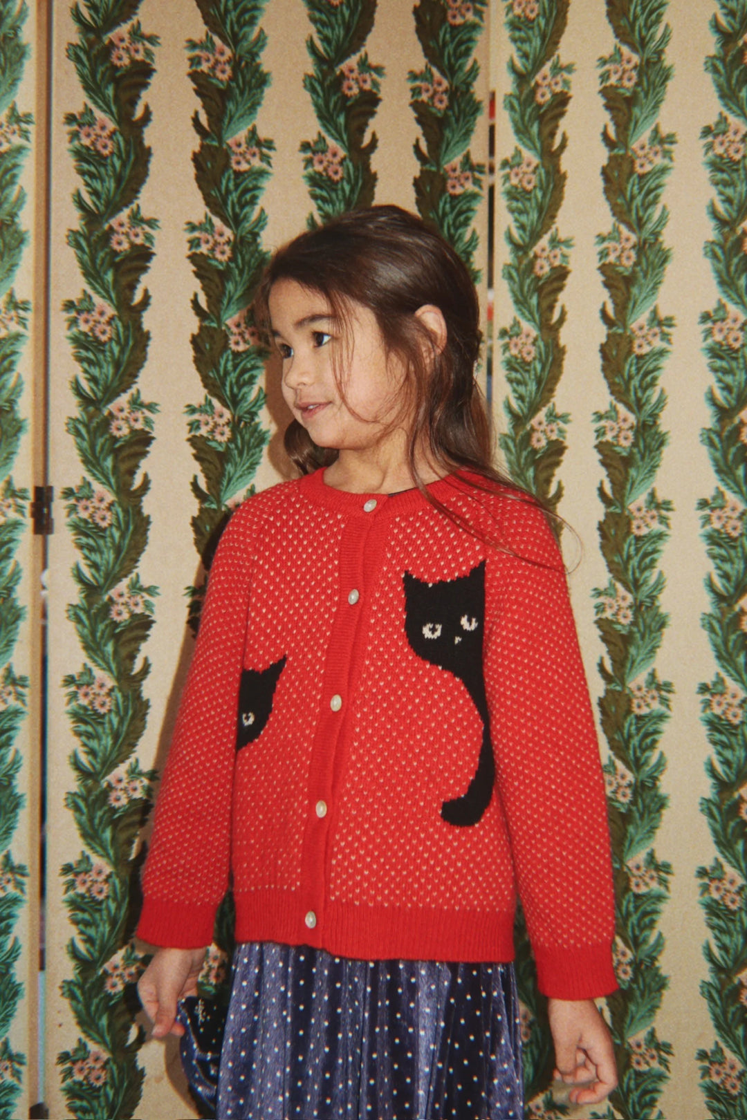 Konges Sløjd Belou Cardigan Cat Rouge