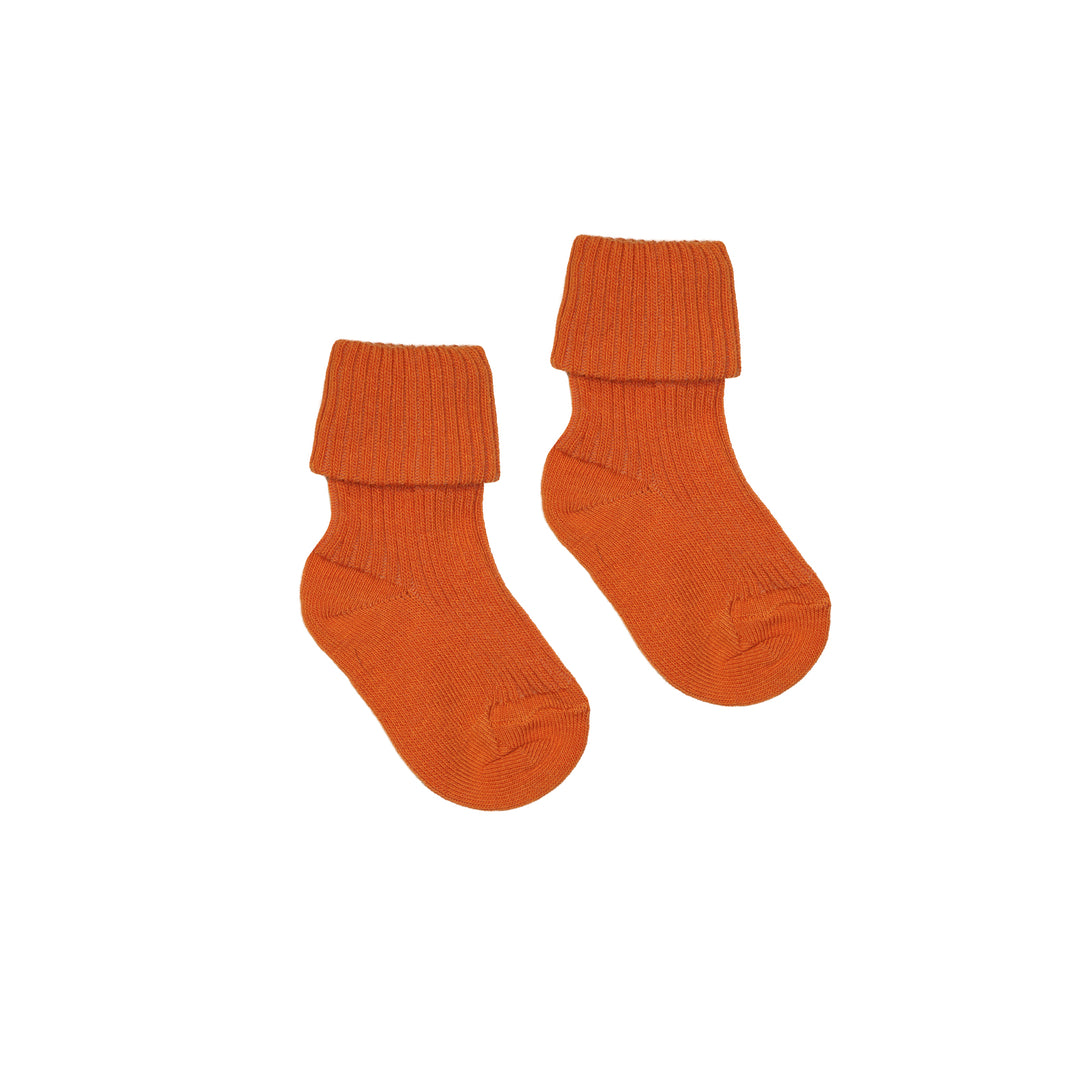 Baby Socks Rib Cotton Marmelade