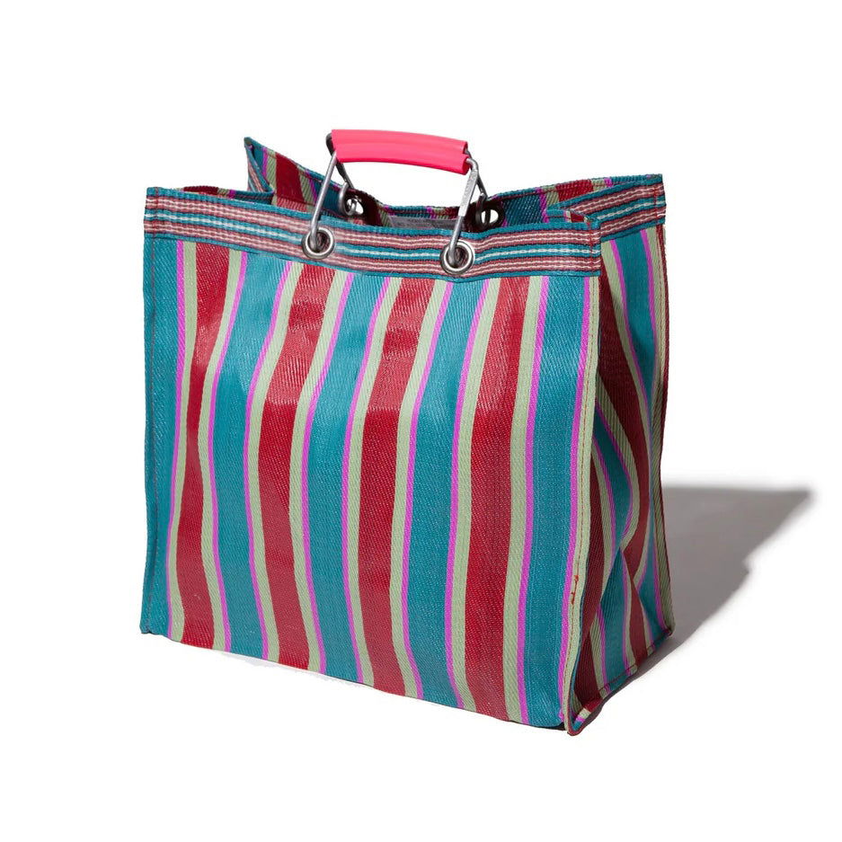 Market Bag Red Blue - La Gentile Store