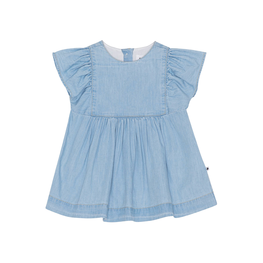 Molo Chantal Dress Summer Wash Indigo - La Gentile Store