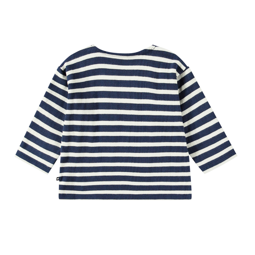 Molo Edarko Striped Shirt Navy - La Gentile Store