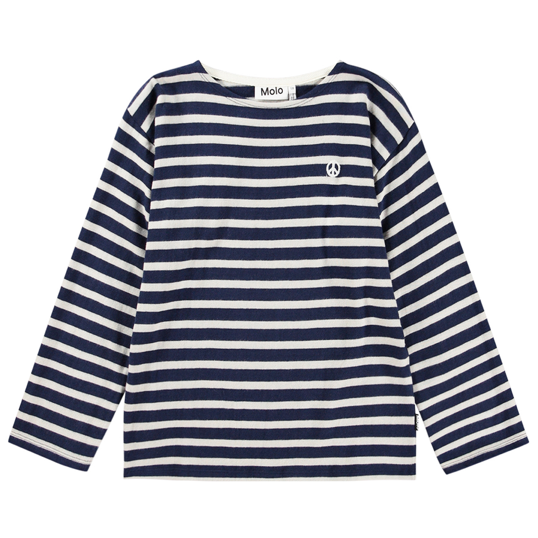 Molo Rilder Striped Sweater Navy - La Gentile Store