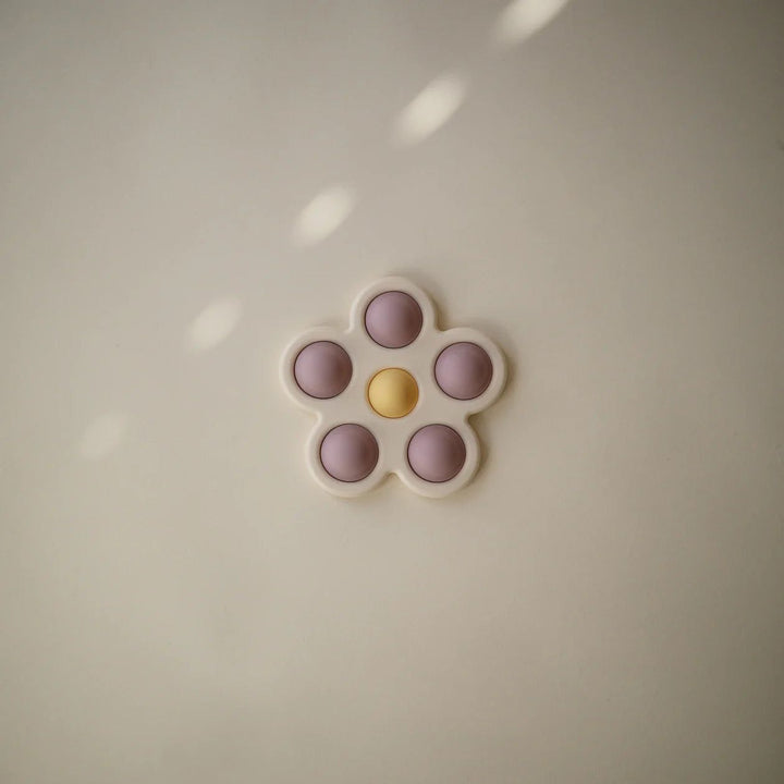 Mushie Press Toy Flower Soft Lilac - La Gentile Store