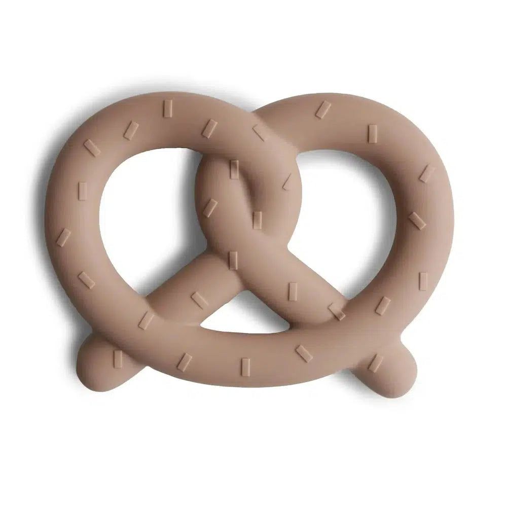 Mushie Pretzel Teether Natural - La Gentile Store