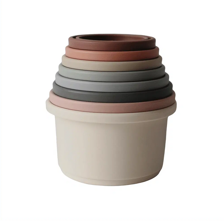 Mushie Stacking Cups Original - La Gentile Store