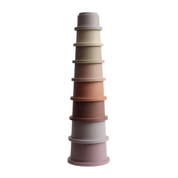 Mushie Stacking Cups Pastel - La Gentile Store