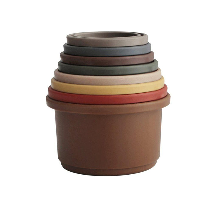 Mushie Stacking Cups Retro - La Gentile Store