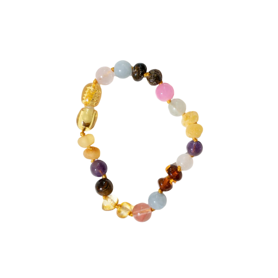 Nirrimis Amber Kids Bracelet Rainbow - La Gentile Store