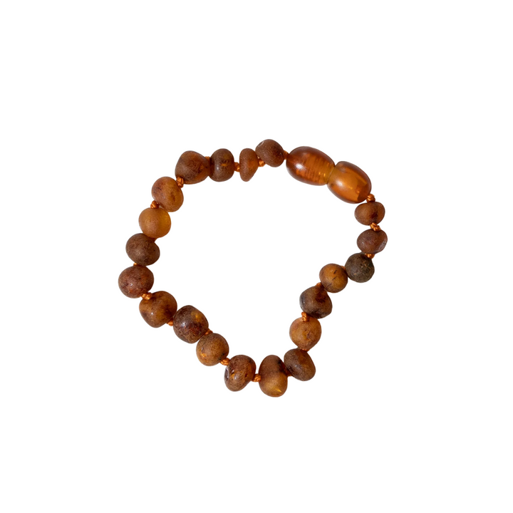 Nirrimis Amber Kids Bracelet Raw Caramel - La Gentile Store