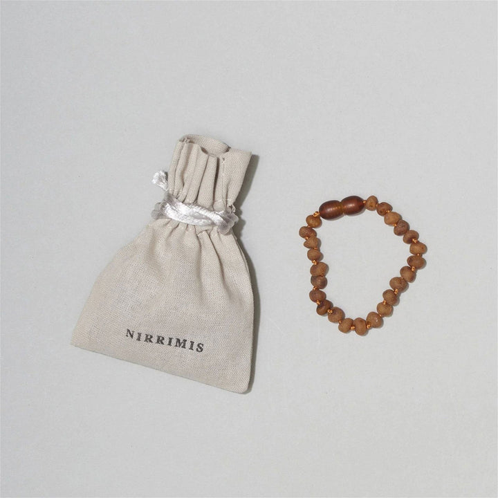 Nirrimis Amber Kids Bracelet Raw Caramel - La Gentile Store