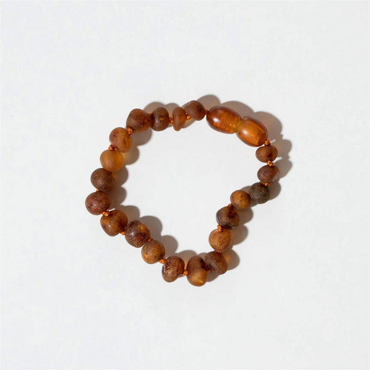 Nirrimis Amber Kids Bracelet Raw Caramel - La Gentile Store
