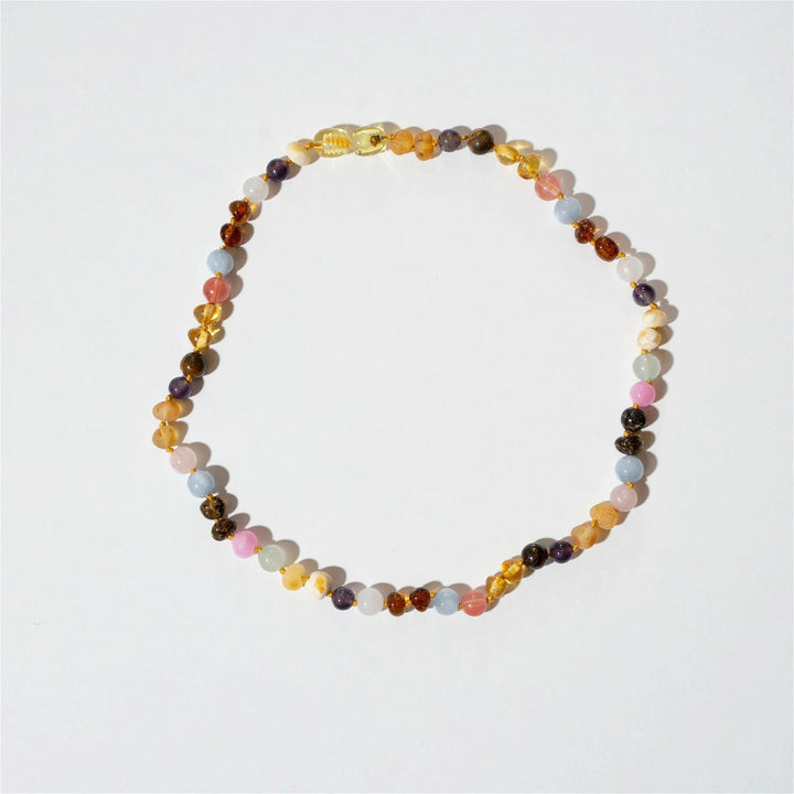 Nirrimis Amber Kids Necklace Rainbow - La Gentile Store