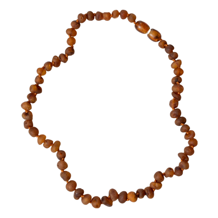 Nirrimis Amber Kids Necklace Raw Caramel - La Gentile Store