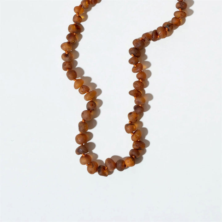 Nirrimis Amber Kids Necklace Raw Caramel - La Gentile Store