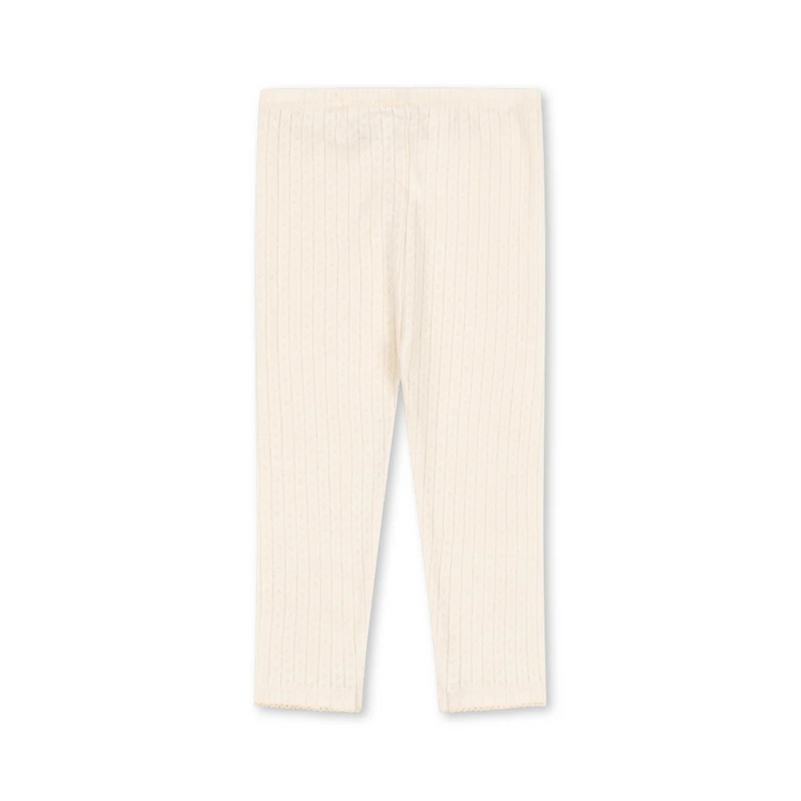 Konges Sløjd Minnie Pointelle Pants White Smoke
