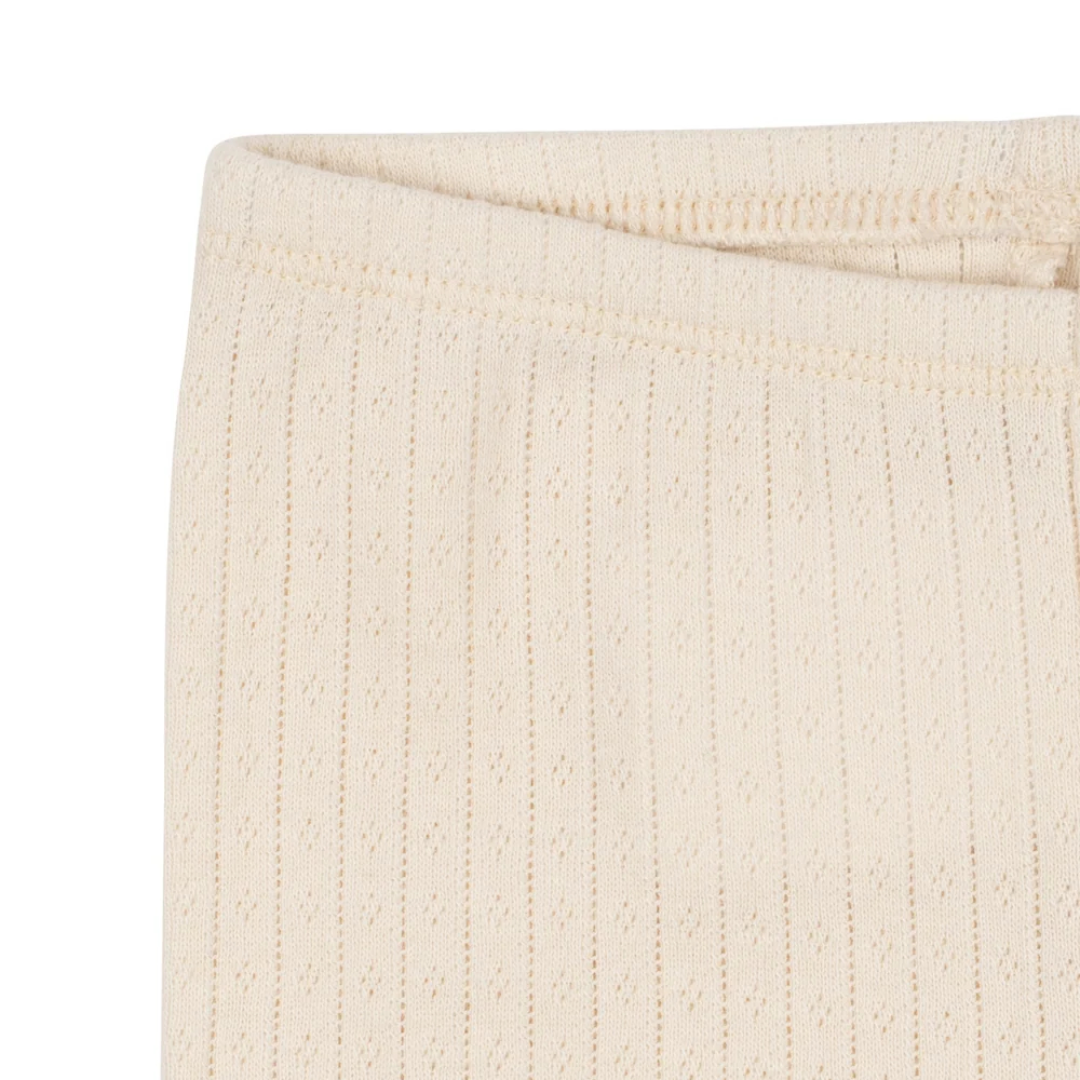 Konges Sløjd Minnie Pointelle Pants White Smoke