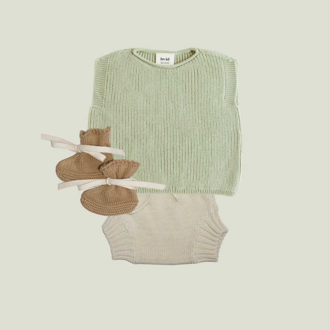 Pequeno Tocon Knitted Bloomers Natural