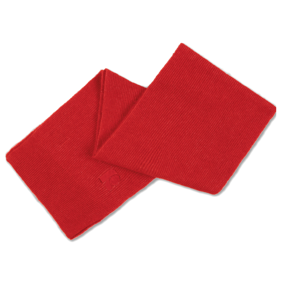 Repose AMS Wool Knit Scarf Red