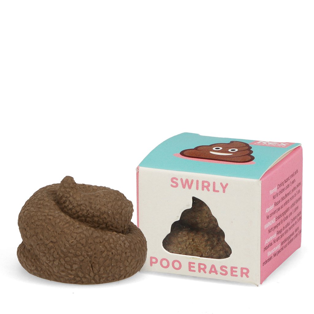 Swirly Poop Eraser