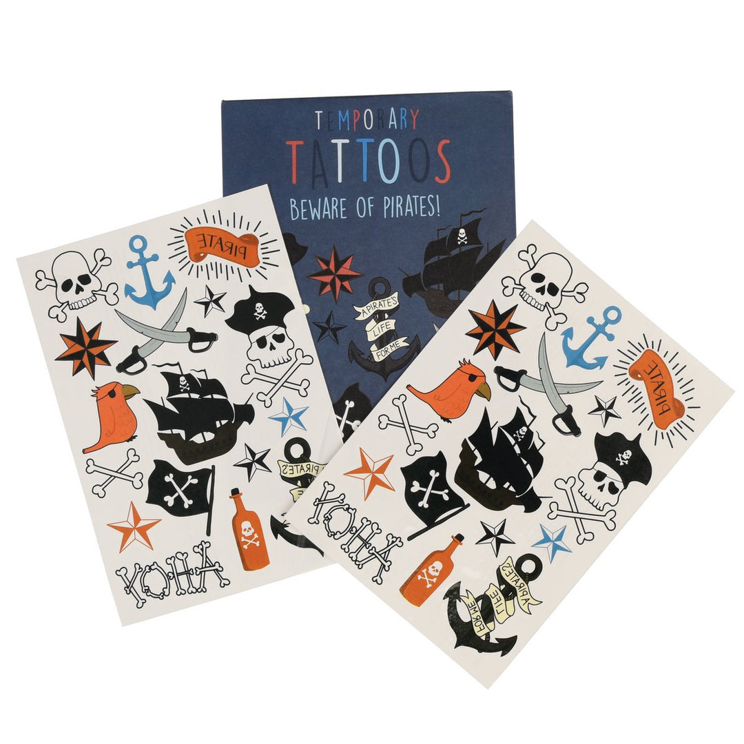 Temporary Pirate Tattoos